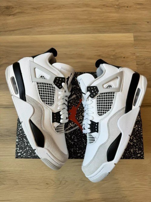 Jordan Retro 4 Military Black Surplus Semi UA - Image 4