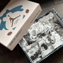Alternative view of Jordan Retro 4 Snorlax Custom Surplus Semi UA