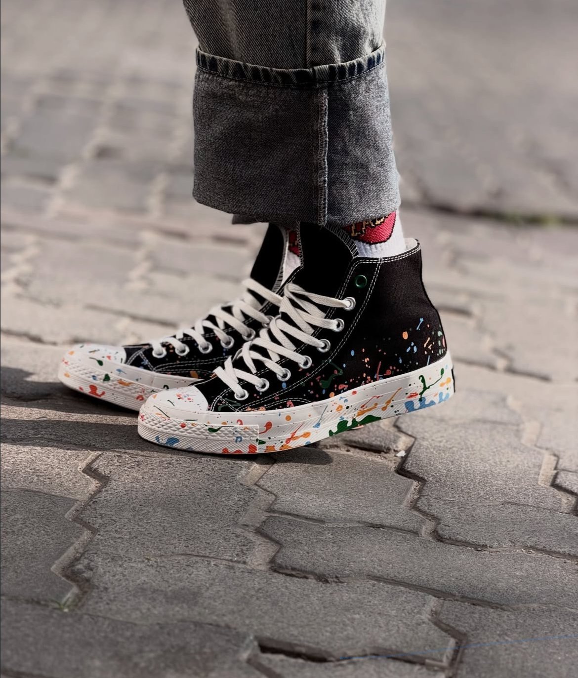 Converc.e x Roy Wang Chuck 70 Paint Splatter
