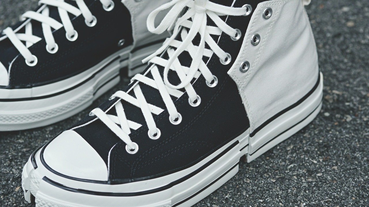 Convers.e x Feng Chen Wang Chuck 70 2-in-1 High Ivory Black - Image 8
