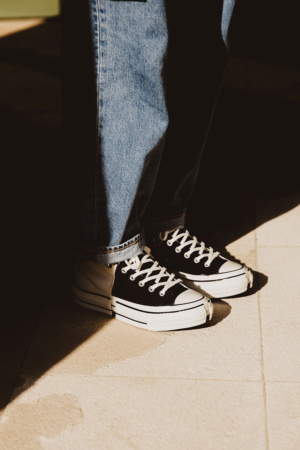 Convers.e x Feng Chen Wang Chuck 70 2-in-1 High Ivory Black - Image 5