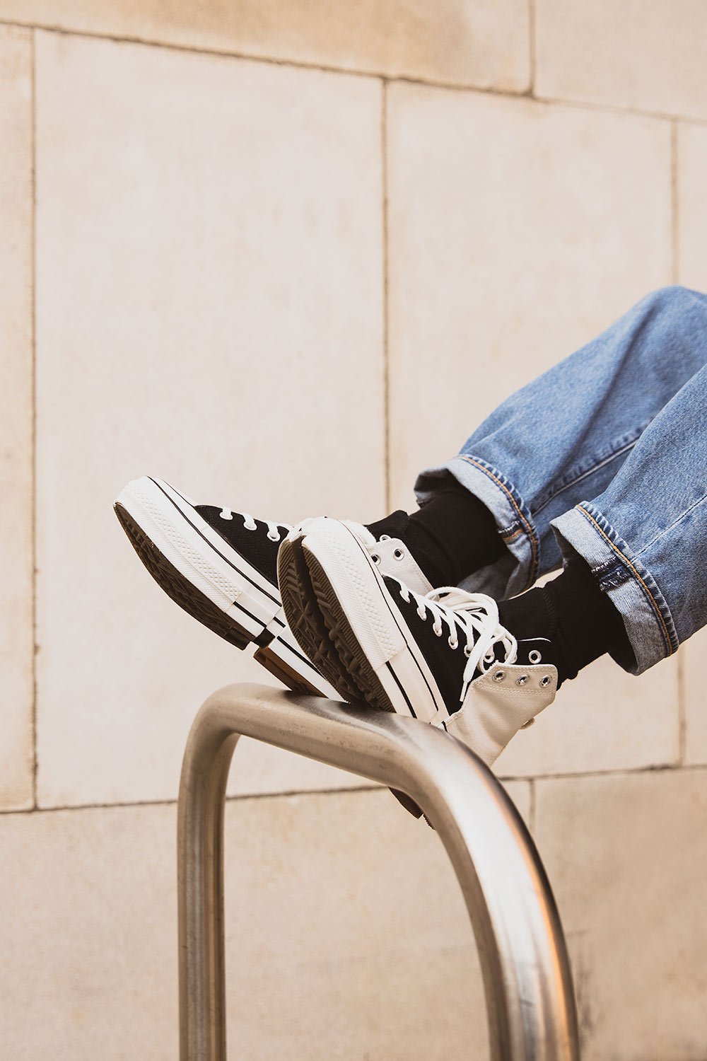 Convers.e x Feng Chen Wang Chuck 70 2-in-1 High Ivory Black - Image 3