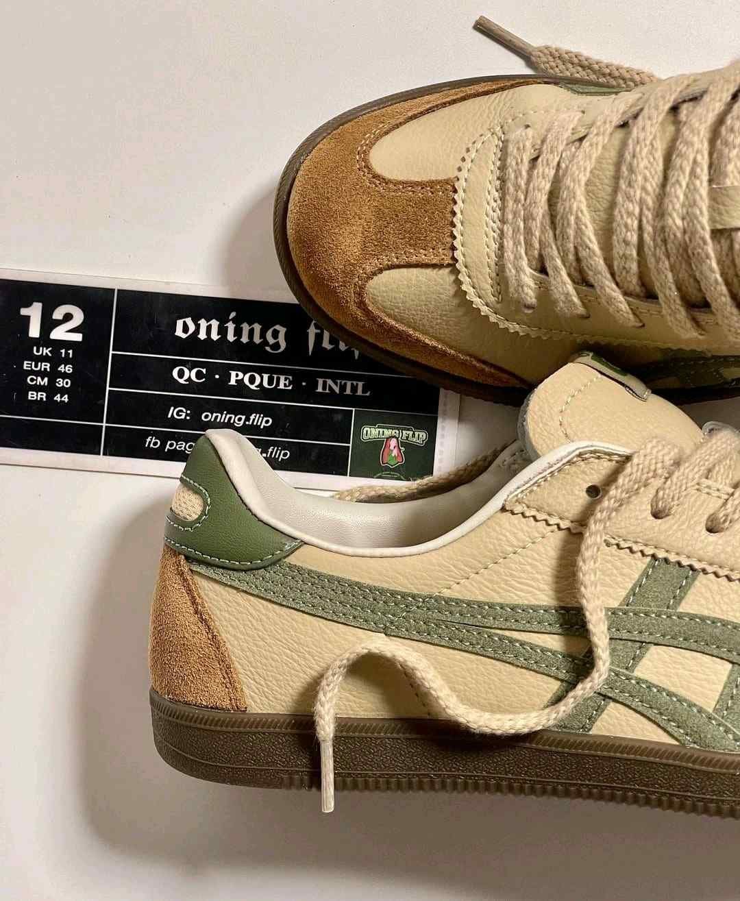 onitsukaa Tiger Tokuten Beige Green - Image 5