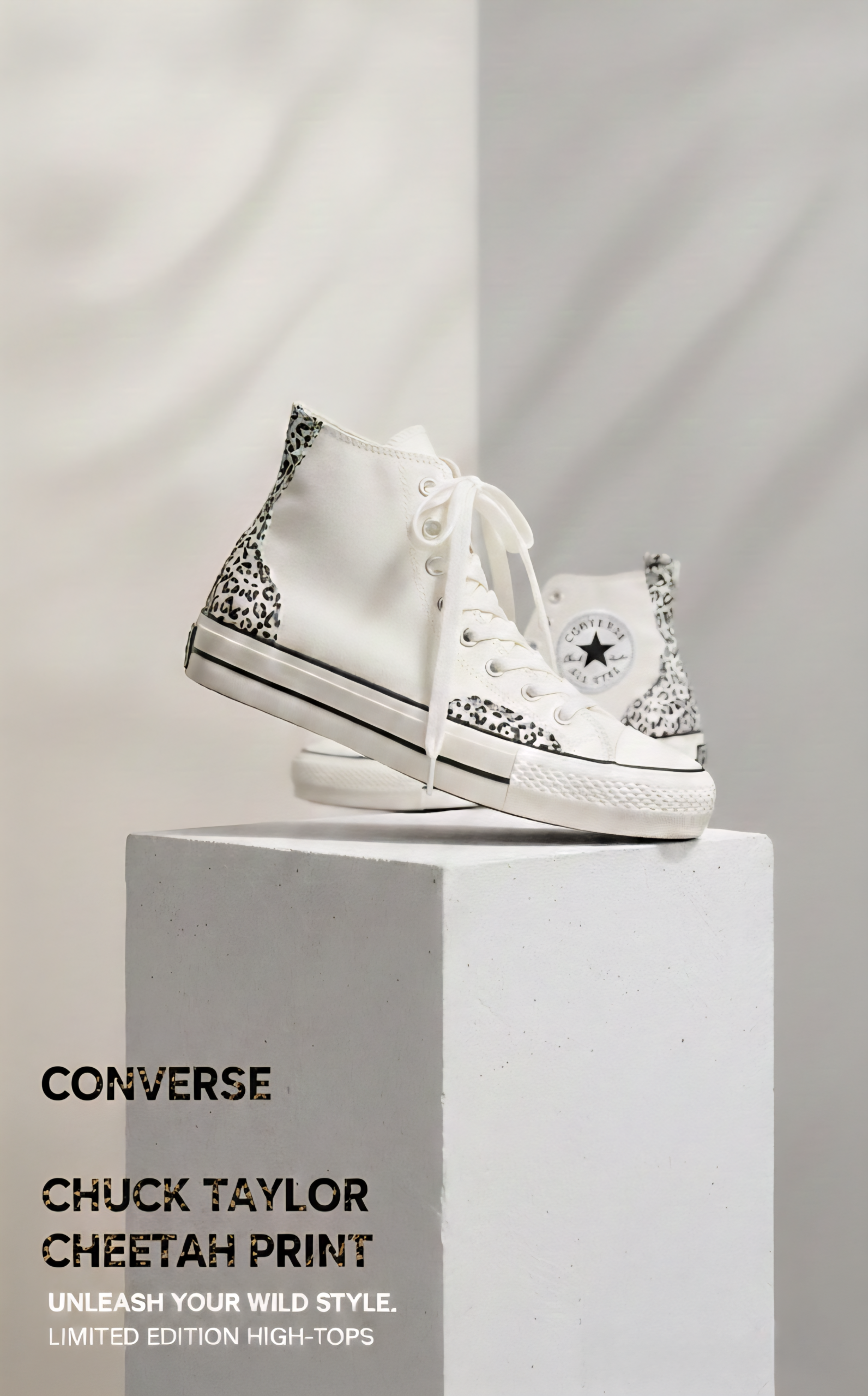 CONVERS.E CHUCK TYLOR CHEETAH PRINT