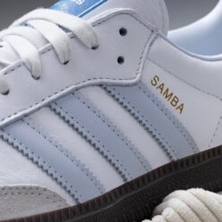 Alternative view of ADIDA.S SAMBA OG WHITE HALO BLUE