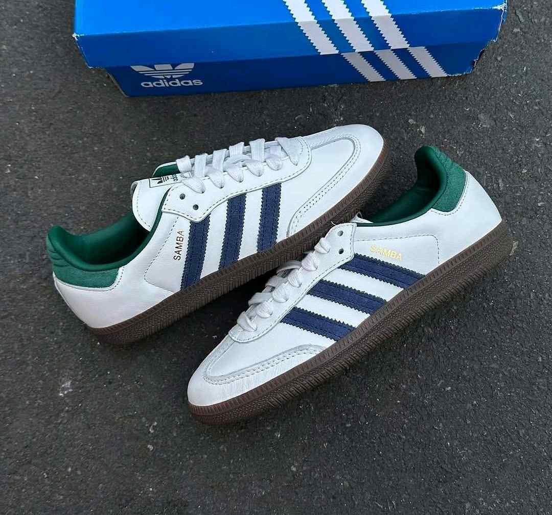 Adidass Samba OG WhiteCollegiate Green - Image 6