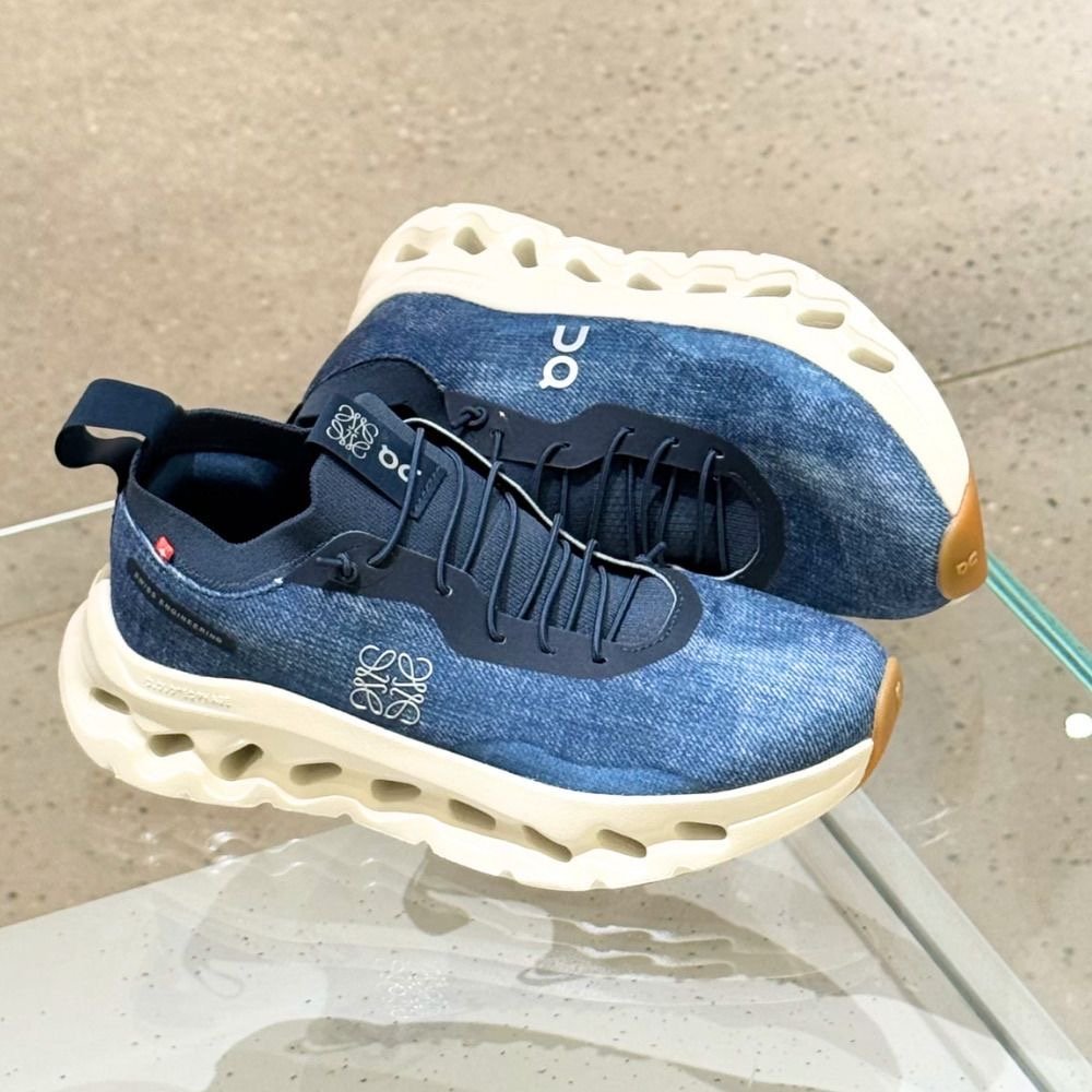 Loew.e x On Cloudtilt Blue Denim Running - Image 2