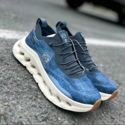 Alternative view of On cloud Loewe x On Running Cloudtilt Denim Blue