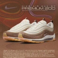 Nikke Airmax 97 Muslin Pink Foam Crepe Brown