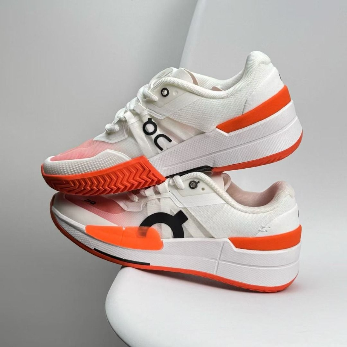 On Cloud X The Roger Pro 2 White Flame