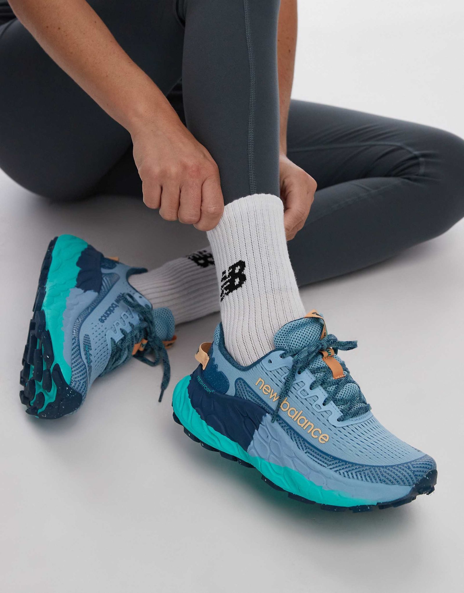 New Balanc.e Fresh Foam X More Trail v3 Dark Blue sky - Image 3