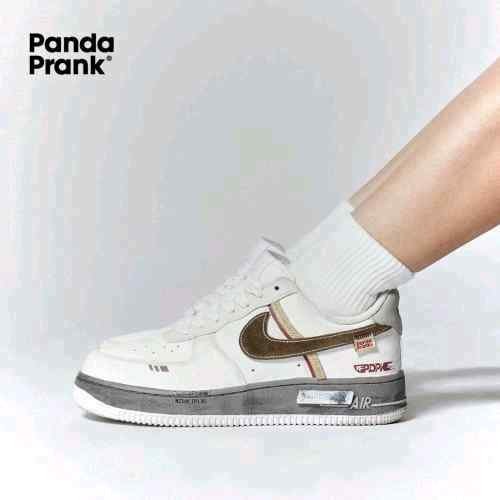 Nikee Airforce 1 X Panda Prank Fog Wrapped 493