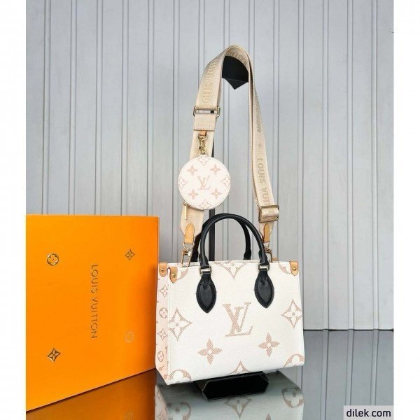 Louis Vuitton LV M24533 On The Go Premium Pochette With OG Magnetic Box & Dust Bag - Coin Pouch (White Cream - 966)(BSB) - Image 5
