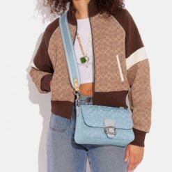 Alternative view of Coach Soft Tabby Shoulder Bag In Signature Denim With OG Box Dust Bag 66130(LB)