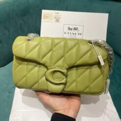 Alternative view of Coach Soft Green Tabby 26 Quilted Medium Leather Shoulder Bag With OG Box & Dust Bag (CP-150-Green)(LB)