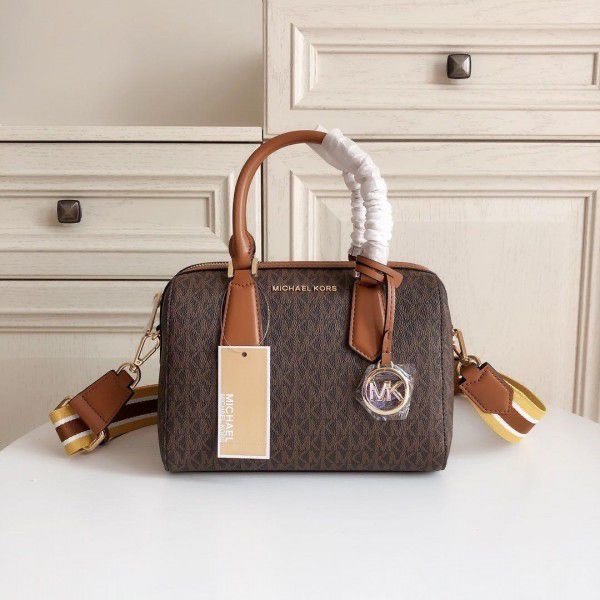 Michael Kors Boston Brown With Dust Bag (71012 Coffee Brown) - Image 7