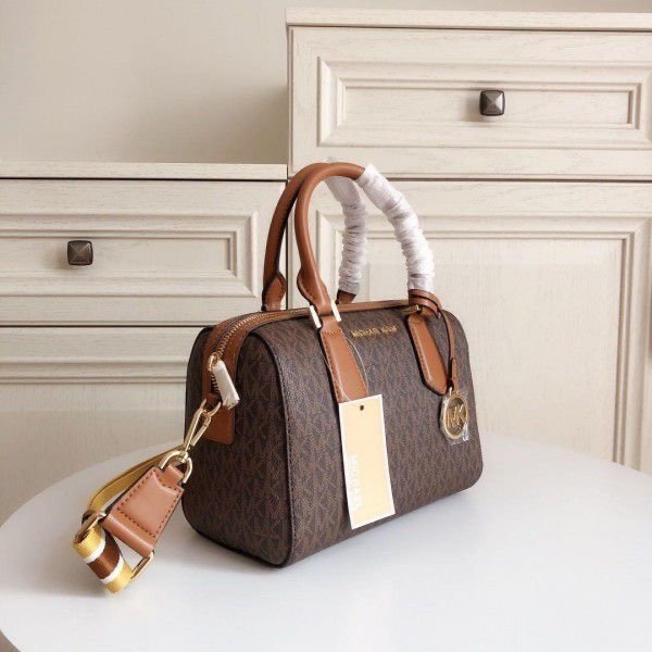 Michael Kors Boston Brown With Dust Bag (71012 Coffee Brown) - Image 6
