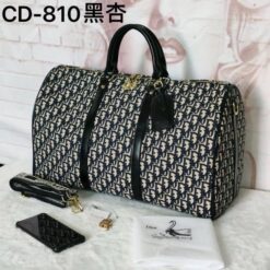 Christian Dior Premium Duffle Bag With Dust Bag CD-810 Blue And_White(LB)
