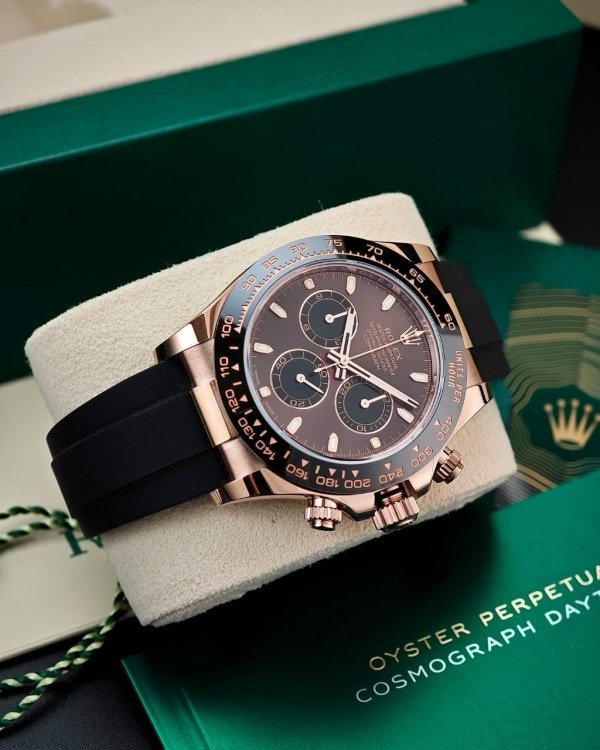 Rolex Daytona Cosmographer Oysterflex Brown Dial Automatic Premium Watch - Image 2