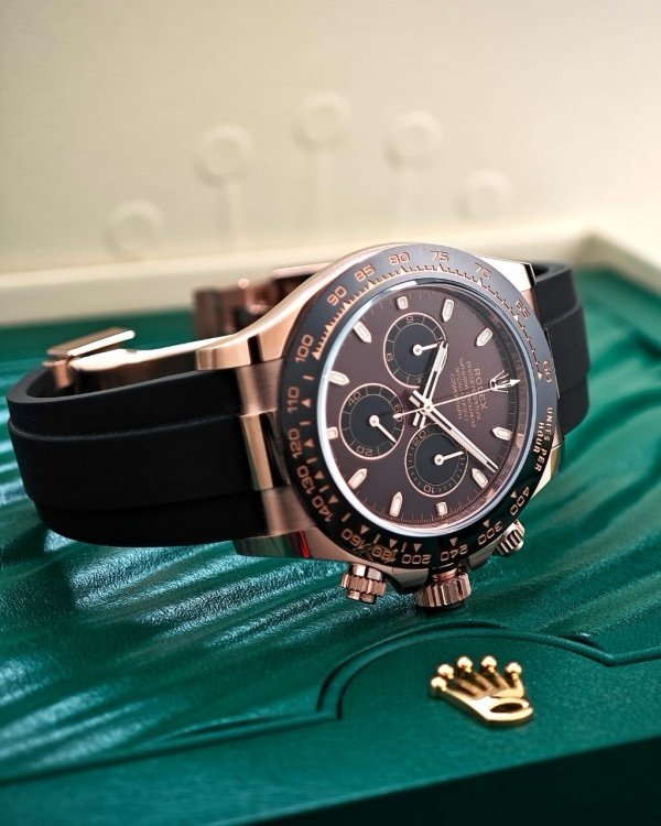 Rolex Daytona Cosmographer Oysterflex Brown Dial Automatic Premium Watch - Image 3