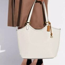 Alternative view of Coach Day Tote With Removable Pouch & Dust Bag (White-969)(BSB)