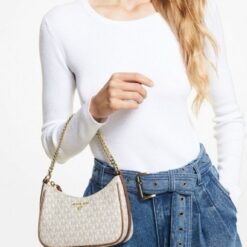Michael Kors MK Jet Set Charm Shoulder Bag With OG Box & Dust Bag (White - 414)
(BSB)