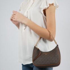 Alternative view of Michael Kors MK Jet Set Charm Shoulder Bag With OG Box & Dust Bag (Brown - 413)(BSB)