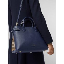BURBERRY ELEGANT LEATHER TOTE BAG WITH DUST BAG PREMIUM QUALITY