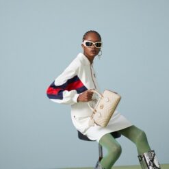 Alternative view of Gucci 746319 Marmont Top Handle Speedy Premium Bag With OG Box & Dust Bag & Carry Bag & Accessories (White-903)(BSB)