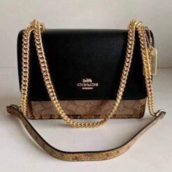 Alternative view of Coach Klare Crossbody in Signature Canvas With Rivert Bag With_Box Dustbag Bill