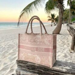 Alternative view of Dior Book Tote Pink Toile De Jouy With OG Box & Dust Bag & Scarf (Pink Tiger-574)(BSB)