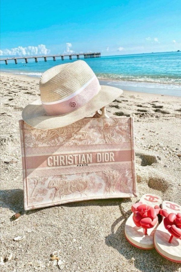 Dior Book Tote Pink Toile De Jouy With OG Box & Dust Bag & Scarf (Pink_Tiger-574)(BSB) - Image 3