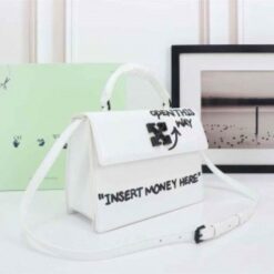 Alternative view of Off-White Leather Insert Money Here Jitney 1.4 Shoulder Bag (Insert Money Here 88537 White)(LB)