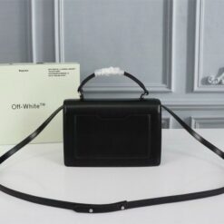 Alternative view of Off-White Leather Hand Held Black Graffity Jitney 1.4 Shoulder Bag (8853 Black Graffity)
