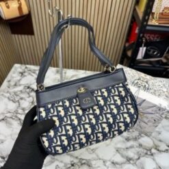 Alternative view of CHRISTIAN DIOR KEY OBLIQUE SMALL BAG WITH OG BOX 1162