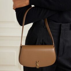 Alternative view of YSL Saint Laurent Voltaire Leather Shoulder Bag With OG Box & Dust Bag (Y168 Brown)(LB)
