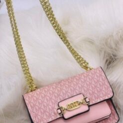 Alternative view of Michael Kors MK Heather Shoulder Bag With OG Box & Dust Bag (22301_Pink)(LB)