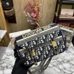 Christian Dior Camp Bag With Box And Dust Bag 78815 Blue(LB)