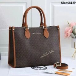 Alternative view of Michael Kors Handbag With Dust Bag And Sling (44572_Coffee_Brown)(LB)