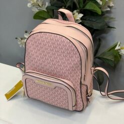 Alternative view of Michael Kors Double Zipper Backpack With Dust Bag (22M07-Pink)(LB)