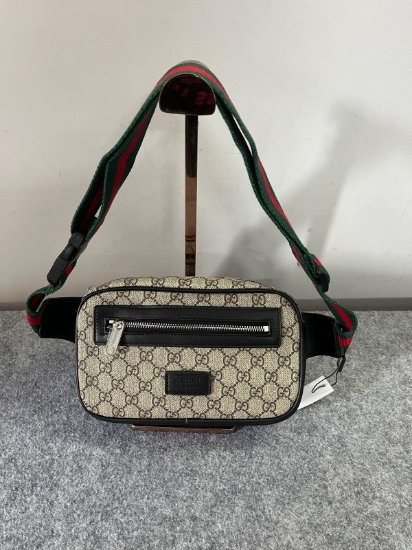 Gucci GG Unisex Waist Pouch Bag With Dust Bag Coffee G45722(LB) - Image 2