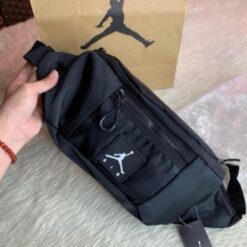 Air Jordan Fanny Bag Waist Pouch Unisex (Black-057)(LB)