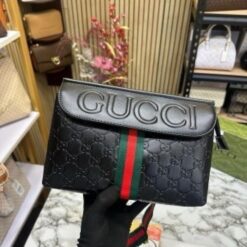 Alternative view of GUCC I NOIR HANDBAG WITH OG BOX AND DUST BAG PREMIUM QUALITY (BLACK)(MT)
