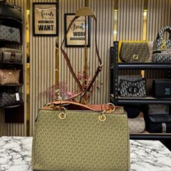 Alternative view of MICHAE L KORS CYNTHIA HANDBAG WITH OG DUST BAG PREMIUM QUALITY YELLOW(MT)