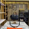 GIVENCHY BLACK GLOSSY CROCO PRINT HANDBAG WITH DUST BAG PREMIUM QUALITY(MT)