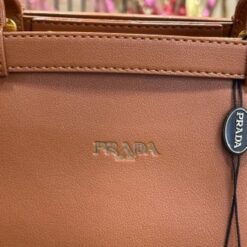 Alternative view of Prada Buckle Handbag With Sling And Dust Bag (Brown)(MT)