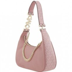 Alternative view of michael kors piper baguette with chain accent with box 380(BR)