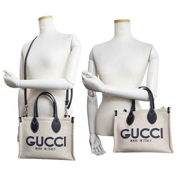 Gucci logo 2way printed Tote bag with box 363(BR) - Image 2