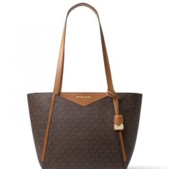 Alternative view of Michael kors brown whitney signature small tote bag 359(BR)
