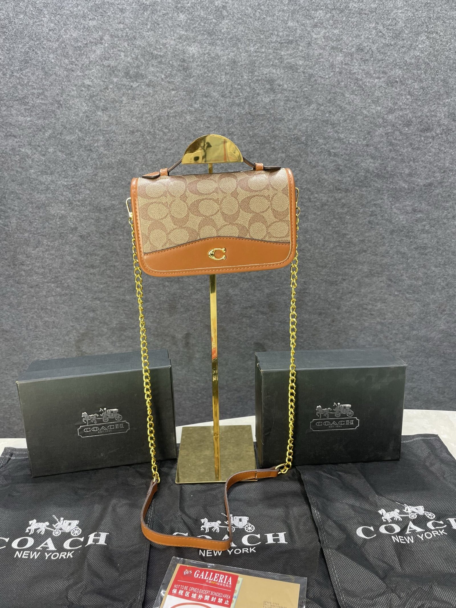 Coach Bea Crossbody medium bag with OG box 334(BR) - Image 2